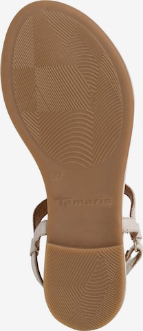 Flip-flops de la TAMARIS pe bej