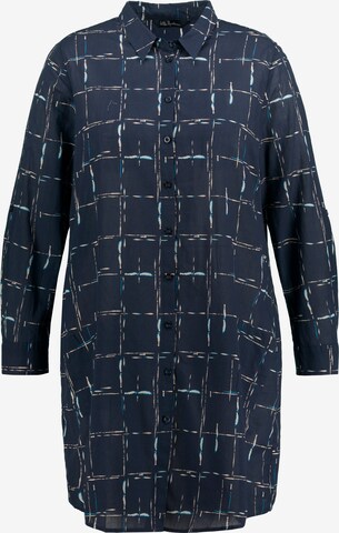 Ulla Popken Blouse in Blauw: voorkant