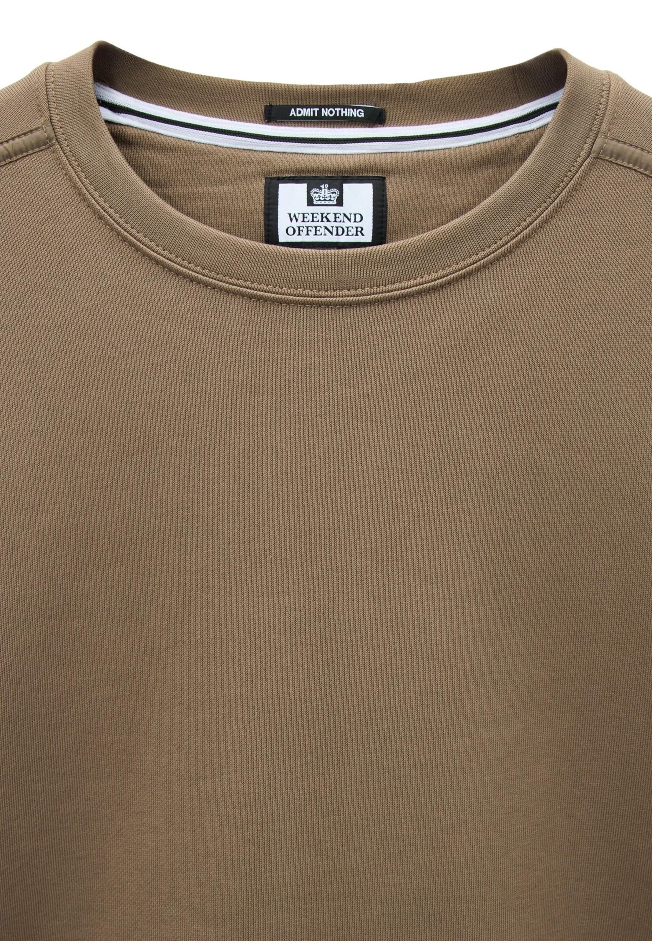Weekend Offender Sweatshirt 'Thunder' in Braun