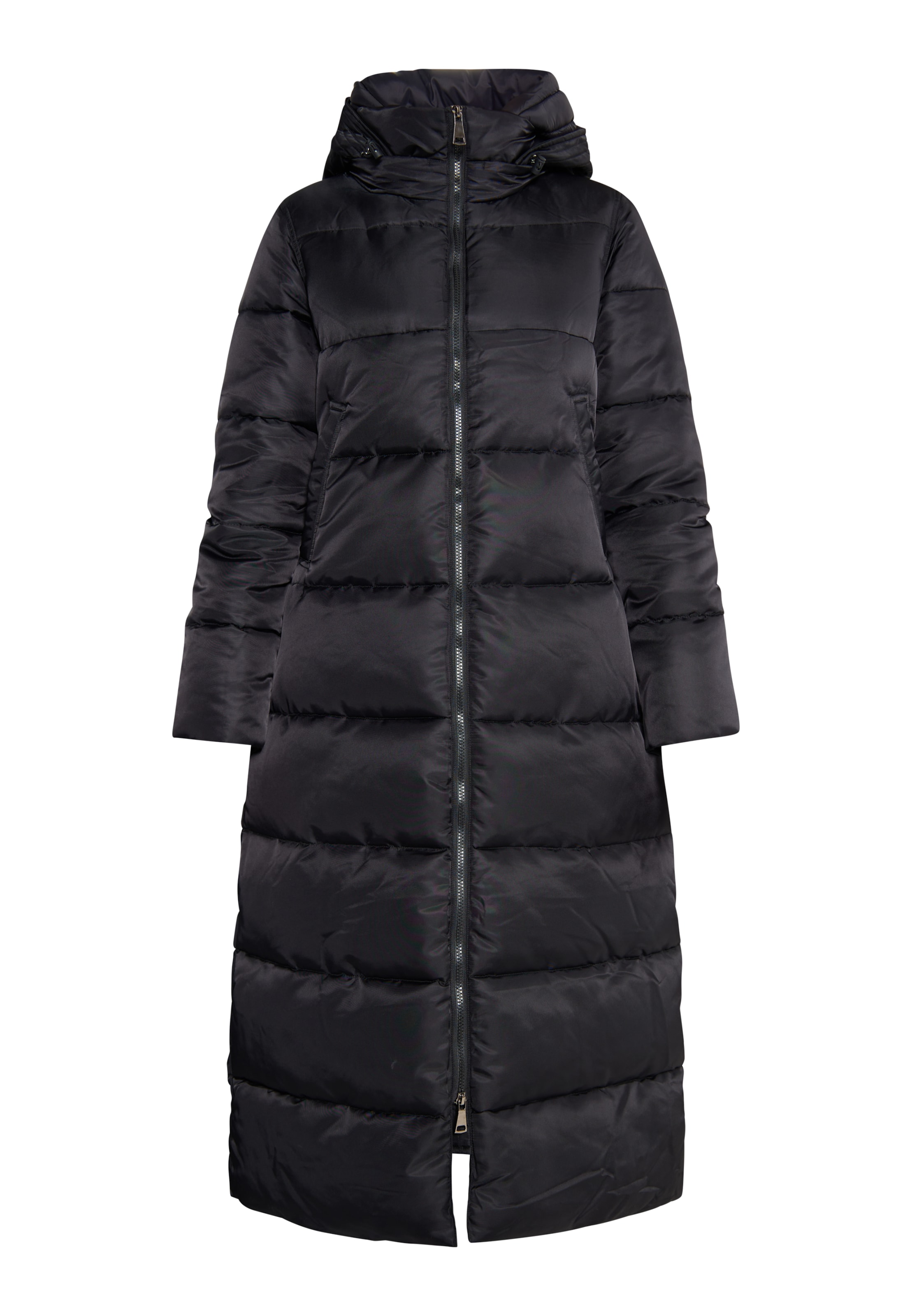 myMo ROCKS Χειμερινό παλτό σε μαύρο: μπροστά