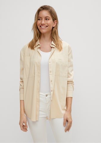 Chemisier comma casual identity en beige : devant