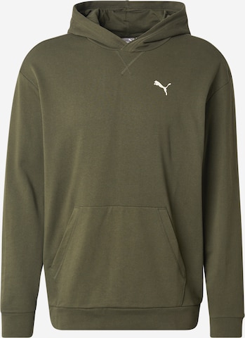 Sweat de sport 'Better Sportswear' PUMA en vert : devant