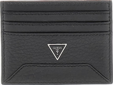 GUESSNovčanik 'TORINO CARD HOLDER' - crna boja: prednji dio