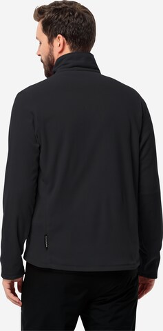 JACK WOLFSKIN Athletic Fleece Jacket in Black