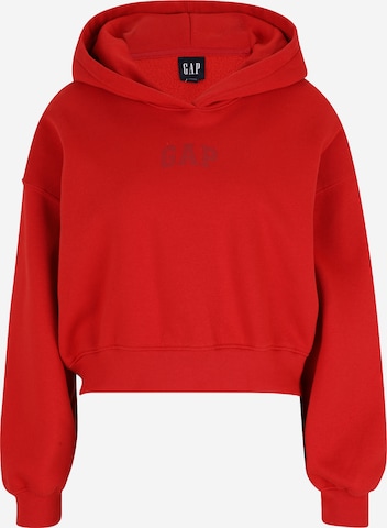 Gap PetiteSweater majica - crvena boja: prednji dio