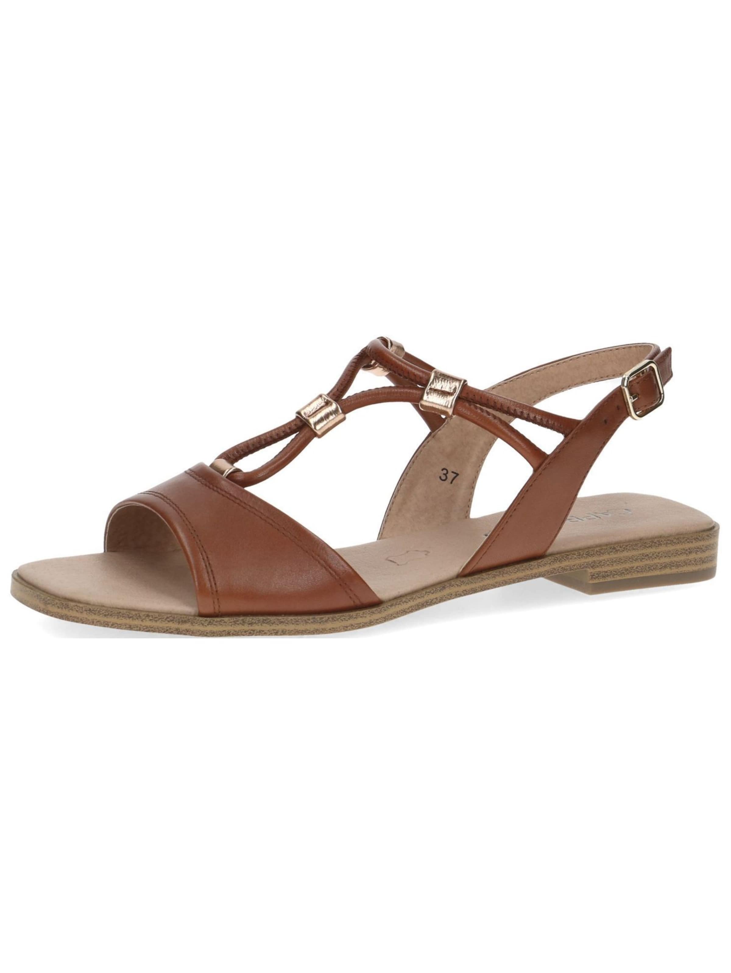 Sandales CAPRICE en marron : devant