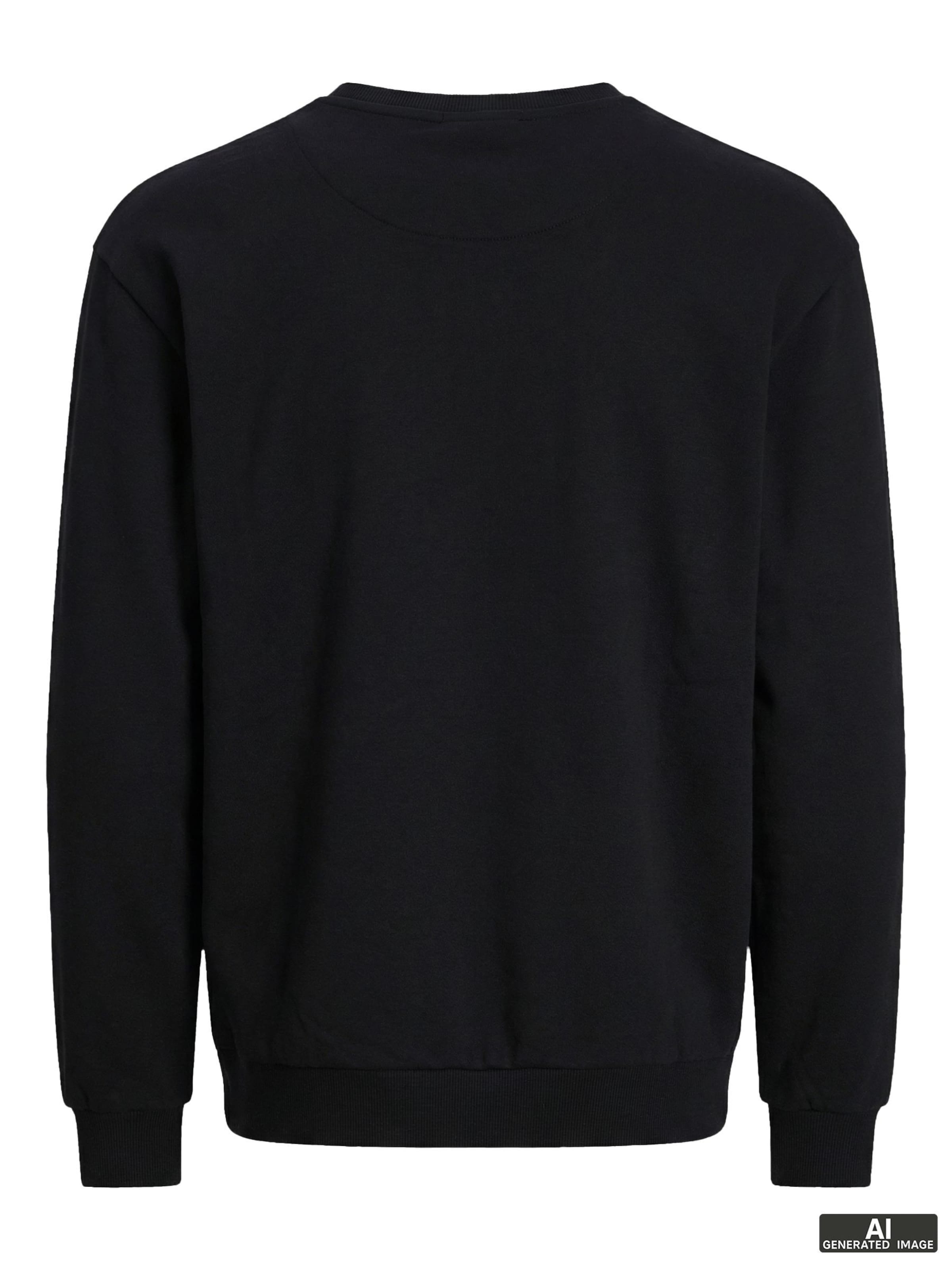 JACK & JONES Sweatshirt 'JJBradley' in Zwart