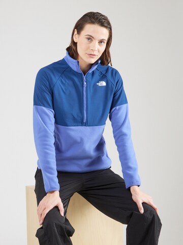 Pullover sportivo di THE NORTH FACE in blu: frontale