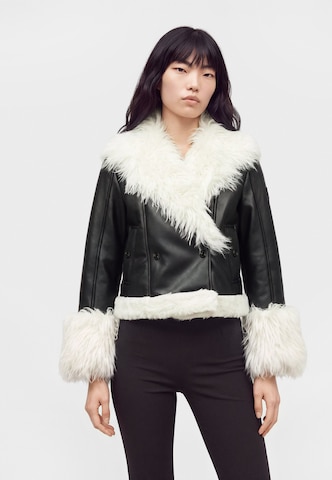 Marc Cain Between-season jacket in Black: front
