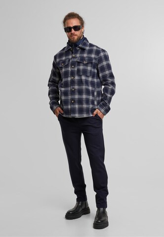 INDICODE JEANS Přechodná bunda 'Benito' – modrá