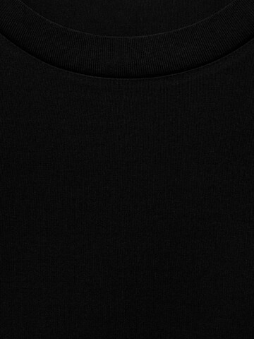 T-Shirt 'BELLOW' MANGO MAN en noir