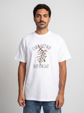 Maglietta 'S/S RESTRAINT T-SHIRT WHITE' di Carhartt WIP in bianco: frontale