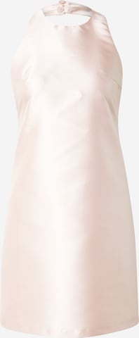 Rochie de cocktail de la TOPSHOP pe roz: față