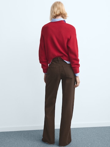 Wide leg Jeans 'DANILA' de la MANGO pe maro