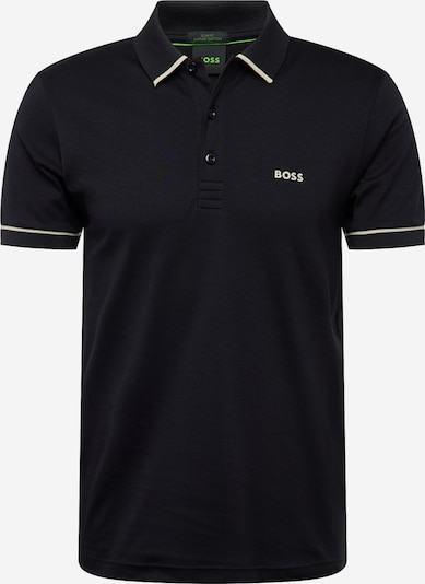 BOSS Green Poloshirt 'Paule' in schwarz / weiß, Produktansicht