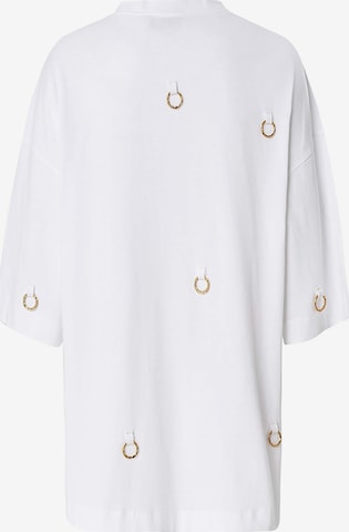 T-shirt oversize NOCTURNE en blanc