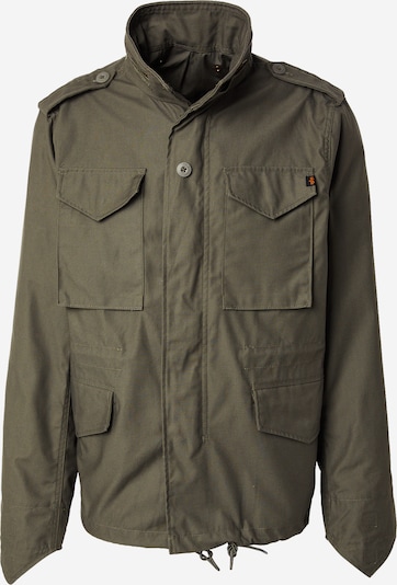 ALPHA INDUSTRIES Välikausitakki 'Studio M-65' värissä oliivi / valkoinen, Tuotenäkymä