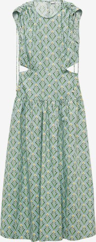 MANGO Summer Dress 'Romeo' in Green: front