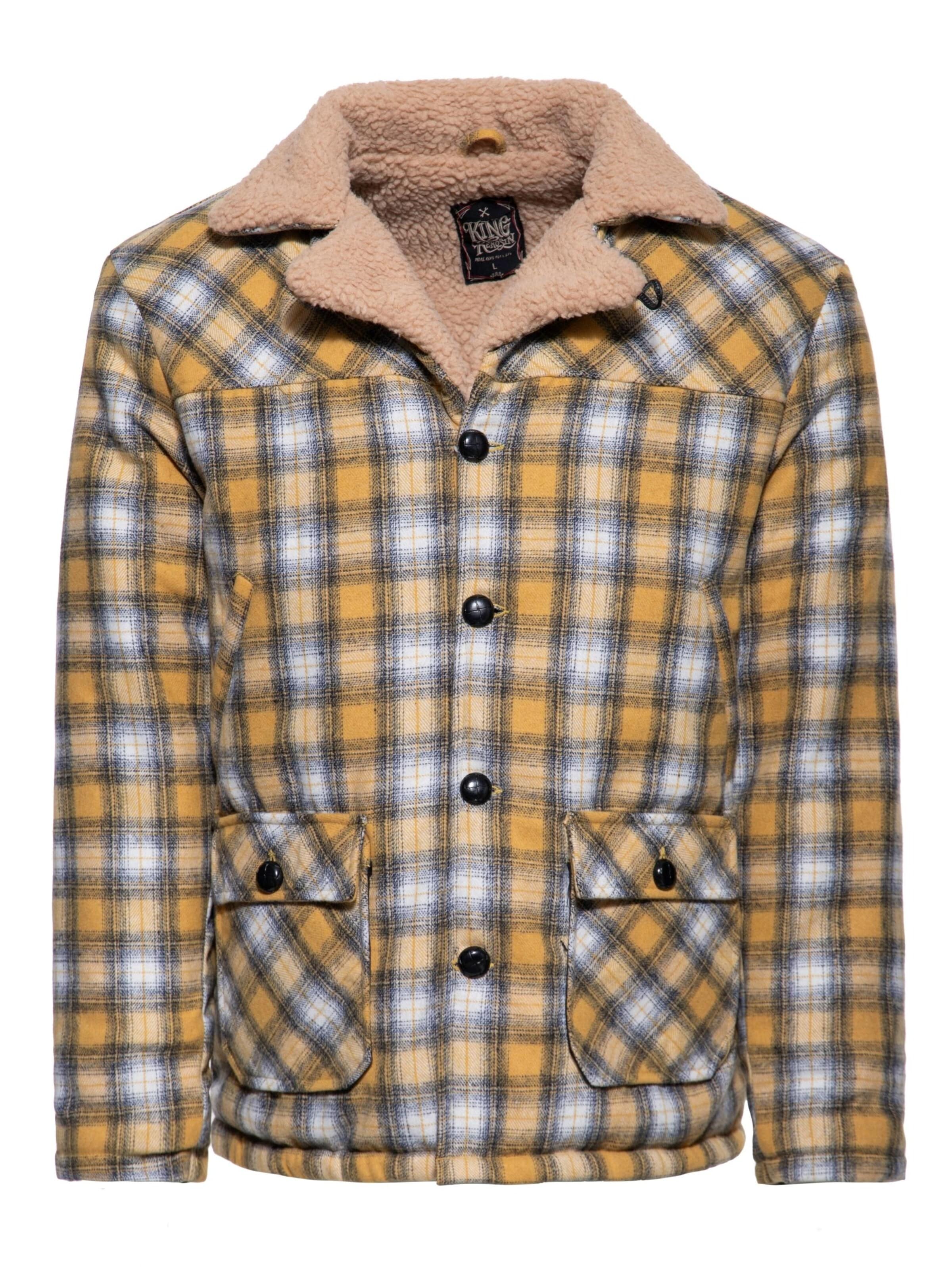 King Kerosin Winterjacke‌‌‌ in Gelb: Vorderseite