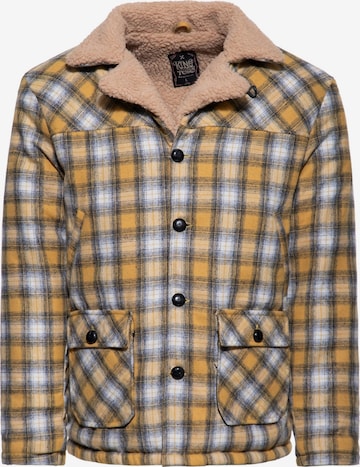 King Kerosin Winterjacke in Gelb: Vorderseite