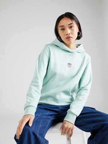 Sweat-shirt GANT en bleu : devant