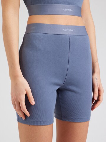 Calvin Klein Underwear Skinny Trousers in Blue: front