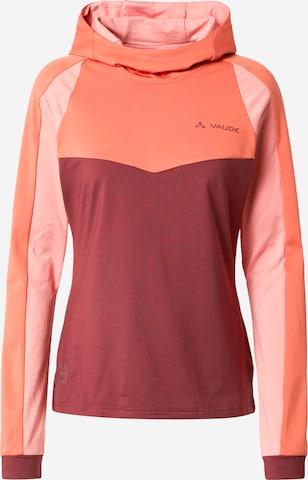 VAUDE Functioneel shirt 'Qimsa II' in Rood: voorkant