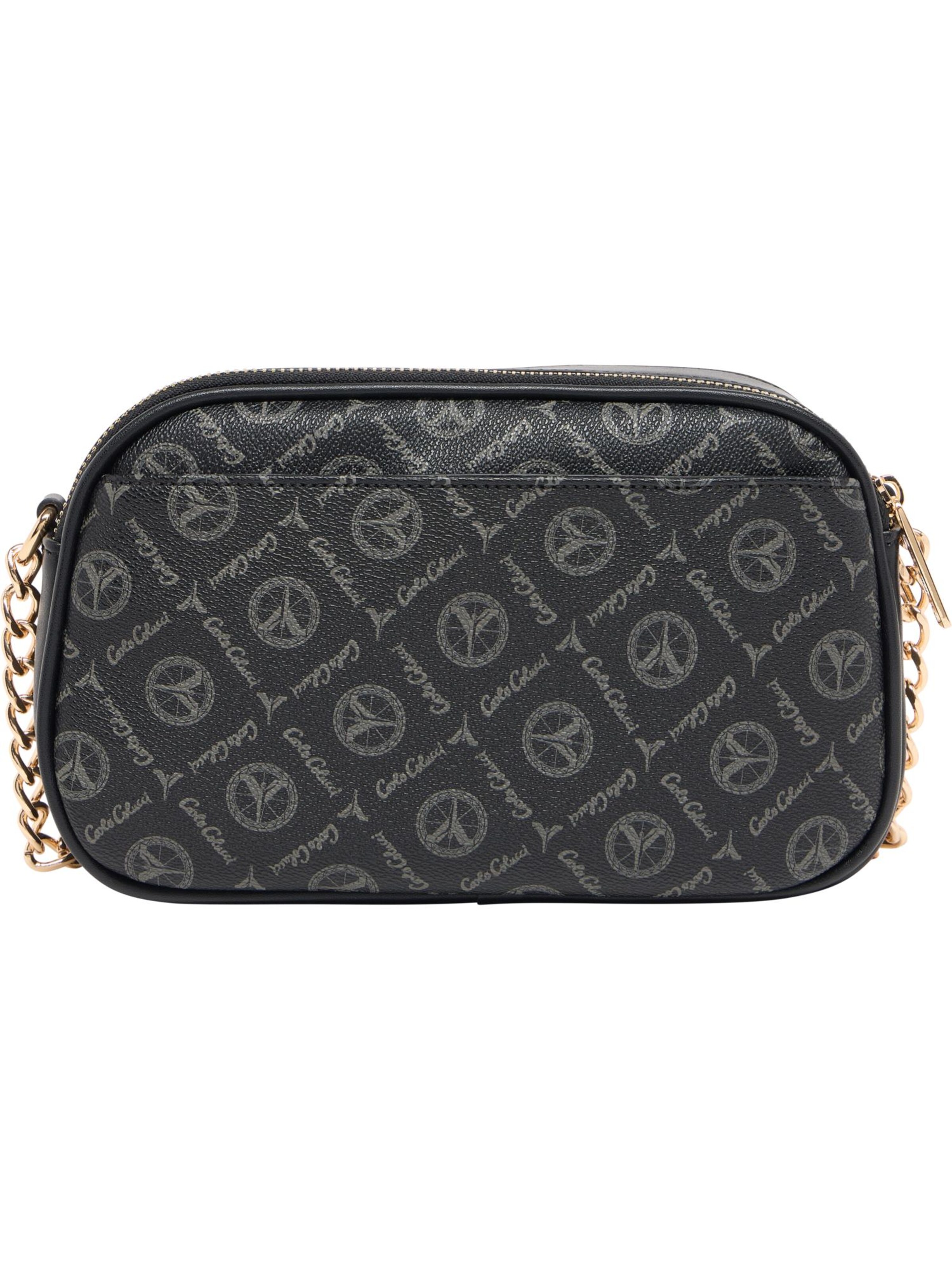 Carlo Colucci Umhängetasche 'Enrici' in Schwarz