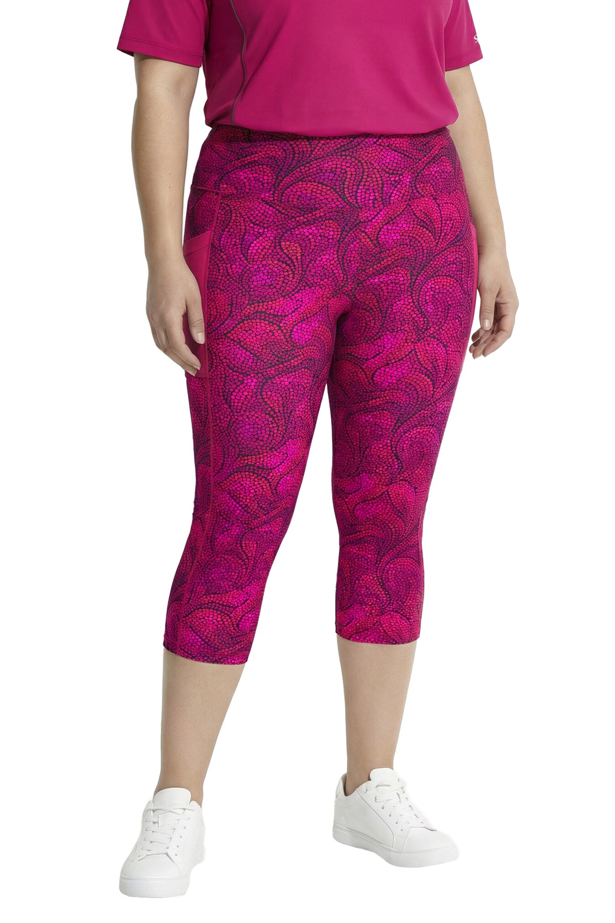 Ulla Popken Skinny Leggings in Pink