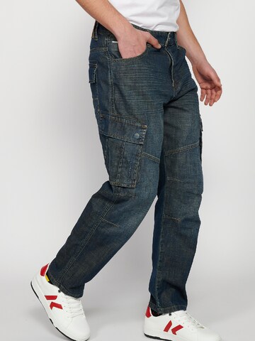 Regular Jeans cargo KOROSHI en bleu