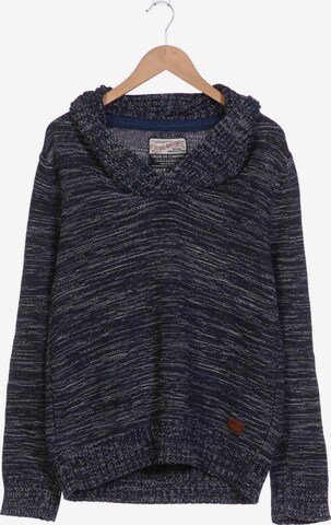 Petrol Industries Sweater & Cardigan in XL in Blue: front