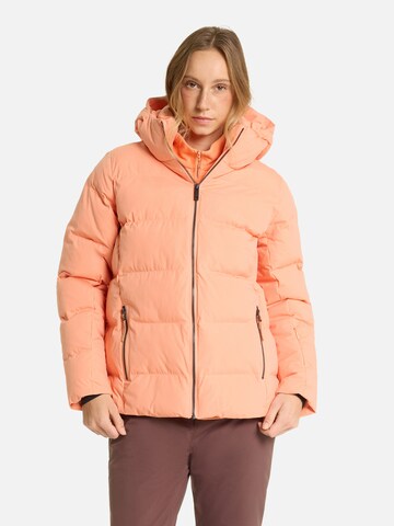 ZIENER Athletic Jacket 'TRAVA' in Orange: front