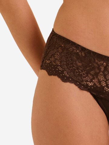 Simone Perele Boyshorts 'Caresse' in Brown