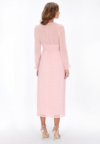 Robe faina en rose