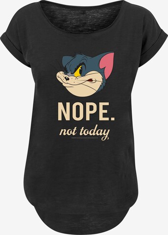 Maglietta 'Tom and Jerry TV Serie Nope Not Today' di F4NT4STIC in nero: frontale