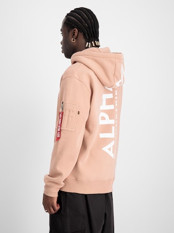 ALPHA INDUSTRIES Sweatshirt in Orange