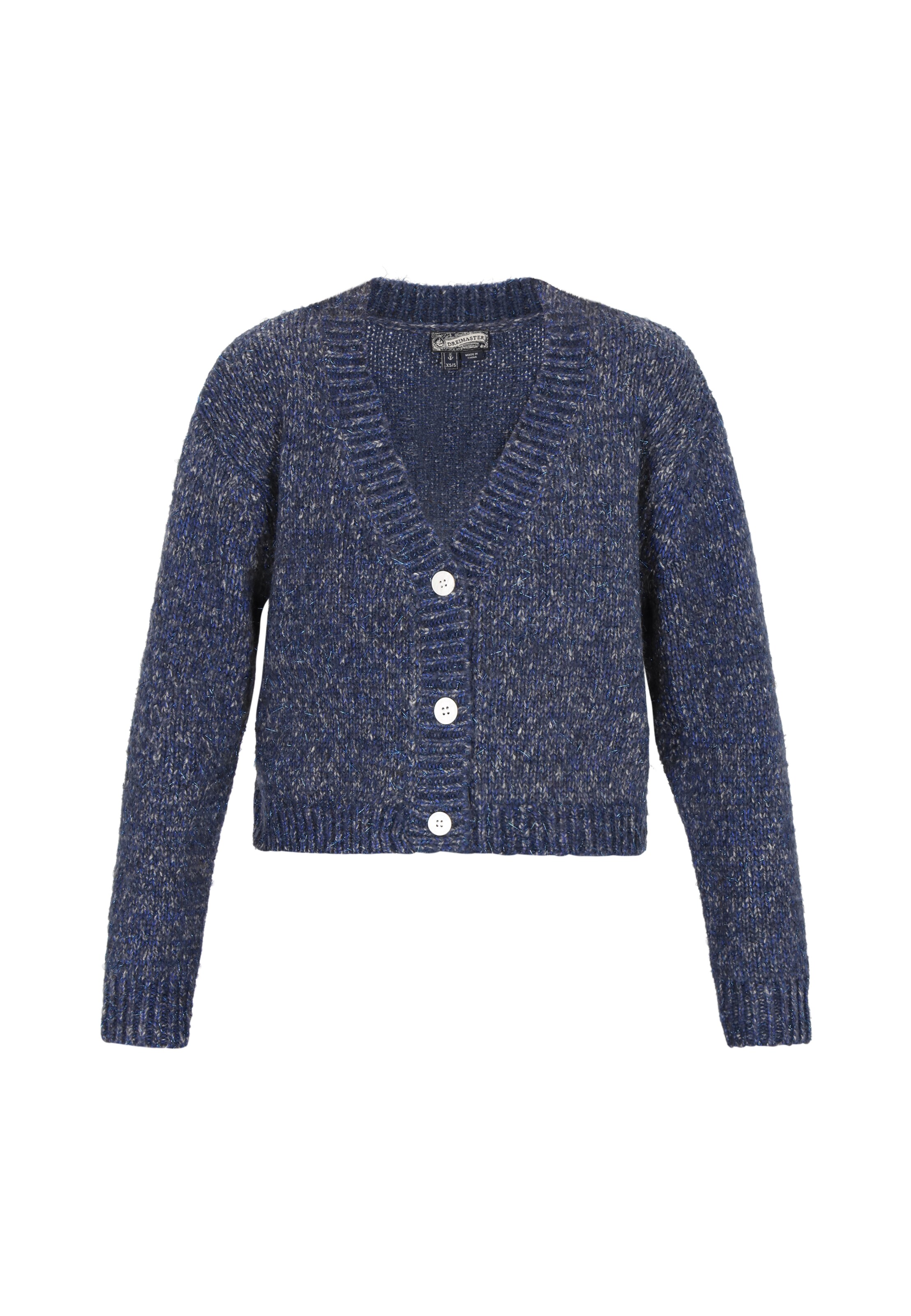 Cardigan DreiMaster Vintage en bleu : devant