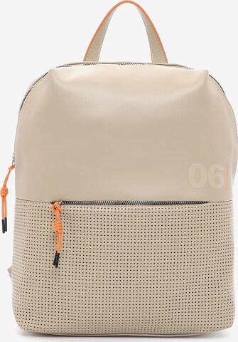 Emily & Noah Backpack ' year 2006 ' in Beige: front