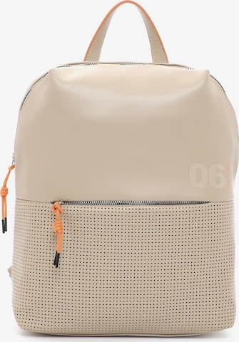Emily & Noah Backpack ' year 2006 ' in Beige: front