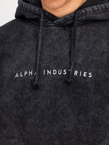 ALPHA INDUSTRIES - Sudadera en negro