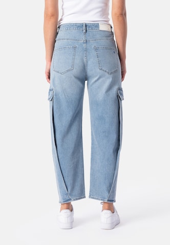 Barrel Jeans cargo 'Masie' di Elias Rumelis in blu