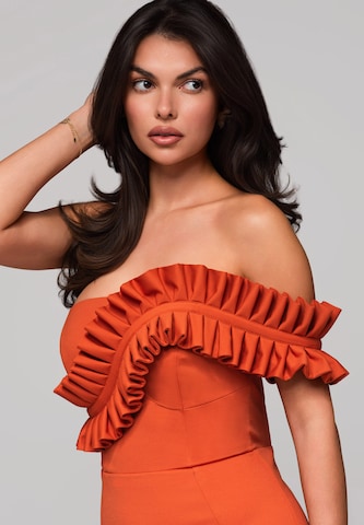 Ombre Evening dress 'Felisia' in Orange