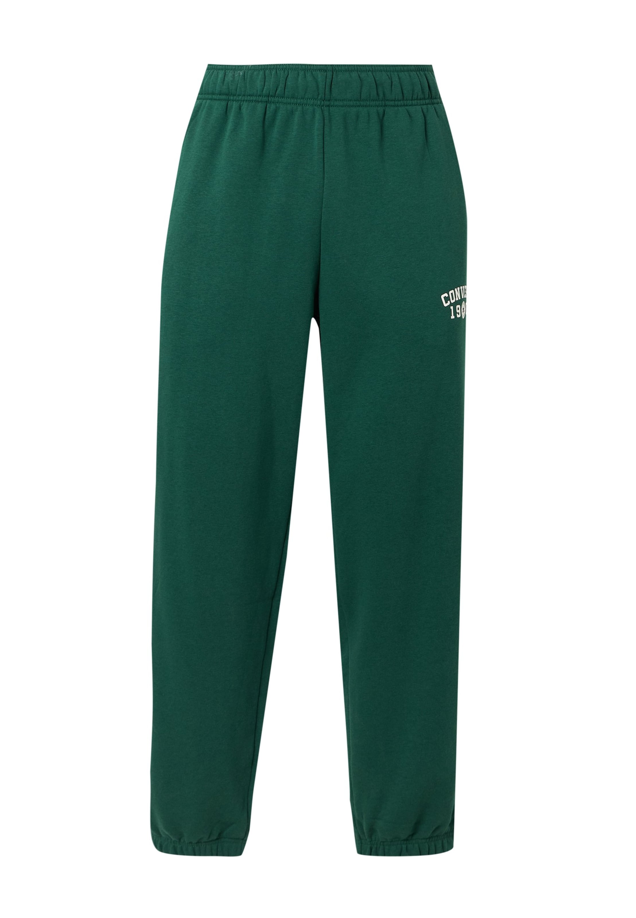 Tapered Pantaloni '1908' de la CONVERSE pe verde: față