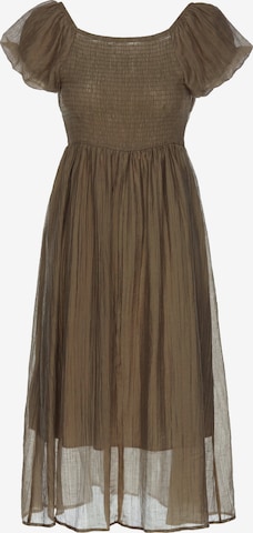 Robe usha FESTIVAL en marron : devant