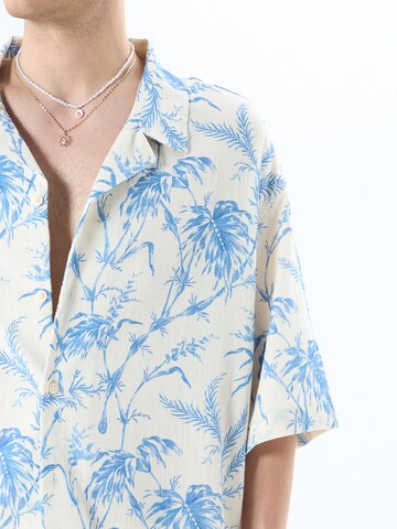 VAMOS CLO Comfort Fit Πουκάμισο 'Virginia Beach' σε μπλε