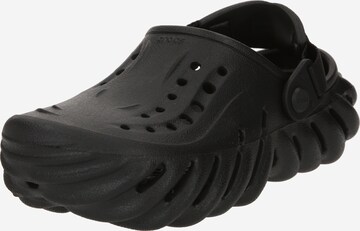 Chaussures ouvertes 'Echo' Crocs en noir : devant