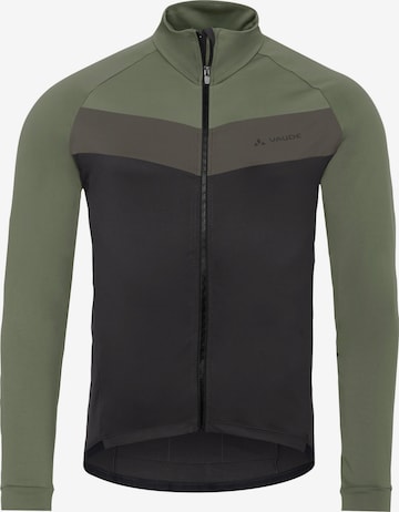 VAUDE Athletic Jacket 'Posta' in Green: front