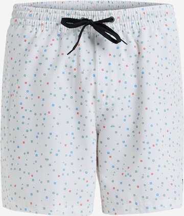 Shorts de bain 'Surfsilk Straight 16' QUIKSILVER en blanc : devant