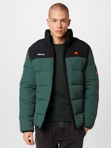 ELLESSE Winterjas in Groen: voorkant