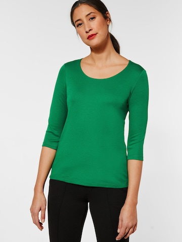 STREET ONE - Camisa 'Pania' em verde: frente